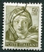 N°0834-1961-ITALIE-SIBYLLE DE DELPHES-50L-OLIVE 