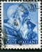 N°0836-1961-ITALIE-PROPHETE ZACHARIE-70L-BLEU 