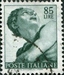 N°0837-1961-ITALIE-PROPHETE JONAS-85L-VERT FONCE 