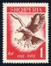 N°0601-1962-ALBANIE-RAPACE-AIGLE-1L 