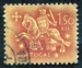 N°0781-1953-PORT-SCEAU DU ROI DENIS-1E50-ROUGE BRUN S/PAILLE 