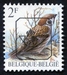 N°PRE818P-1990-BELGIQUE-OISEAU-POINEAU FRIQUET-2F 