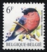 N°2294-1988-BELGIQUE-OISEAU-BOUVREUIL-6F 