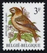 N°2186-1985-BELGIQUE-OISEAU-GROS BEC-3F 