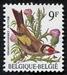 N°2187-1985-BELGIQUE-OISEAU-CHARDONNERET-9F 