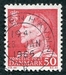 N°0423-1963-DANEMARK-FREDERIC IX-50-ROSE 