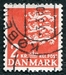 N°0305-1946-DANEMARK-ARMOIRIES-2K-ROUGE 