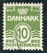 N°0336A-1950-DANEMARK-10-VERT 