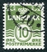 N°0336A-1950-DANEMARK-10-VERT 