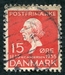 N°0232-1935-DANEMARK-H.C.ANDERSEN-15-ROUGE 