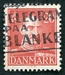 N°0284-1943-DANEMARK-ROI CHRISTIAN X-20-ROUGE 