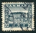 N°0124-1920-DANEMARK-CHATEAU DE SONDERBORG-20-GRIS BLEU 