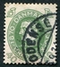 N°0206-1930-DANEMARK-ROI CHRISTIAN X-40-VERT 