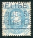 N°0203-1930-DANEMARK-ROI CHRISTIAN X-25-BLEU CLAIR 