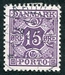 N°30B-1934-DANEMARK-15 ORE-VIOLET 