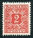 N°28-1934-DANEMARK-2 ORE-ROUGE 
