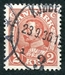 N°0225-1933-DANEMARK-ROI CHRISTIAN X-2K-ROUGE BRUN 