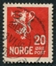 N°0115-1926-NORVEGE-LION-20-ROUGE 