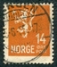 N°0112A-1926-NORVEGE-LION-14-ORANGE 