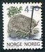 N°0998-1990-NORVEGE-RONGEUR CASTOR FIBER-4K50 
