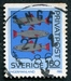 N°1313-1985-SUEDE-ARMOIRIES-ANGERMANLAND-1K80 