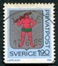 N°1371-1986-SUEDE-ARMOIRIES-LAPPLAND-1K90 