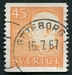 N°0471-1961-SUEDE-GUSTAVE VI ADOLPHE-45O-ORANGE 