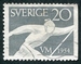 N°0385A-1954-SUEDE-SPORT-CHAMPION MONDE DE SKI-20O 