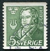 N°0328-1947-SUEDE-POETE E.G.GEIJER-5O-VERT 