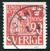 N°0320-1946-SUEDE-CATHEDRALE DE LUND-20O-ROUGE 