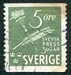 N°0313-1945-SUEDE-TRICENTENAIRE 1ER JOURNAL SUEDOIS-5O 