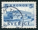N°0289-1941-SUEDE-PALAIS ROYAL-STOCKHOLM-5K-BLEU 