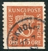 N°0220-1929-SUEDE-EMBLEME DE LA POSTE-115O-BRUN ORANGE 