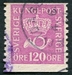 N°0221-1929-SUEDE-EMBLEME DE LA POSTE-120O-LILAS ROSE 