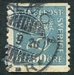 N°0201-1925-SUEDE-EMBLEME DE LA POSTE-90O-BLEU 