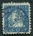 N°0130A-1920-SUEDE-GUSTAVE II ADOLPHE-20O-BLEU 