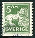 N°0123-1920-SUEDE-LION DES VASA-5O-VERT 