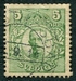 N°0058-1910-SUEDE-GUSTAVE V-5O-VERT 