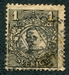 N°0105-1918-SUEDE-GUSTAVE V-1K-NOIR S JAUNE 