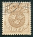 N°0074A-1910-SUEDE-ARMOIRIES-3O-BISTRE 