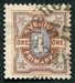 N°0051-1892-SUEDE-1O-BRUN-JAUNE ET BLEU 