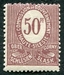 N°25-1920-HAUTE SILESIE-50P-BRUN ROUGE 