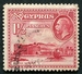 N°0120-1934-CHYPRE-CHATEAU ET PORT DE KYRENIA-1PI1/2 