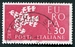 N°0858-1961-ITALIE-EUROPA-30L-ROUGE 
