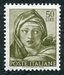 N°0834-1961-ITALIE-SIBYLLE DE DELPHES-MICHEL-ANGE-50L 