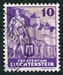 N°0135-1937-LIECHSTENTEIN-VON SARGAN ET CHATEAU VADUZ-10R 