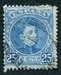 N°0218-1901-ESPAGNE-ALPHONSE XIII-25C-BLEU 