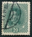 N°0163-1917-AUTRICHE-CHARLES 1ER-20H-VERT GRIS 