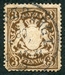 N°060-1888-BAVIERE-ARMOIRIES-3P-BRUN 