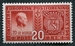 N°0244-1943-NORVEGE-CONGRES POSTAL EUROP A VIENNE-20O 
